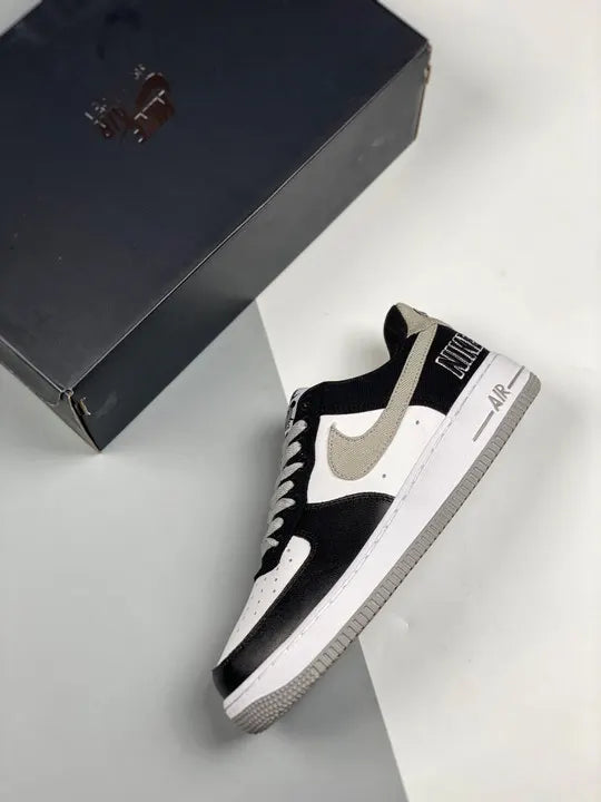 Nike AF1 Black White Gray - Hình 3