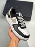 Nike AF1 Black White Gray