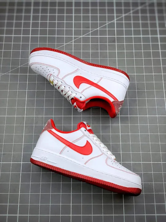 Nike AF1 White Red - Hình 4