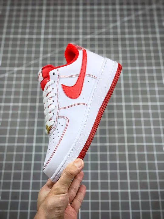 Nike AF1 White Red - Hình 5