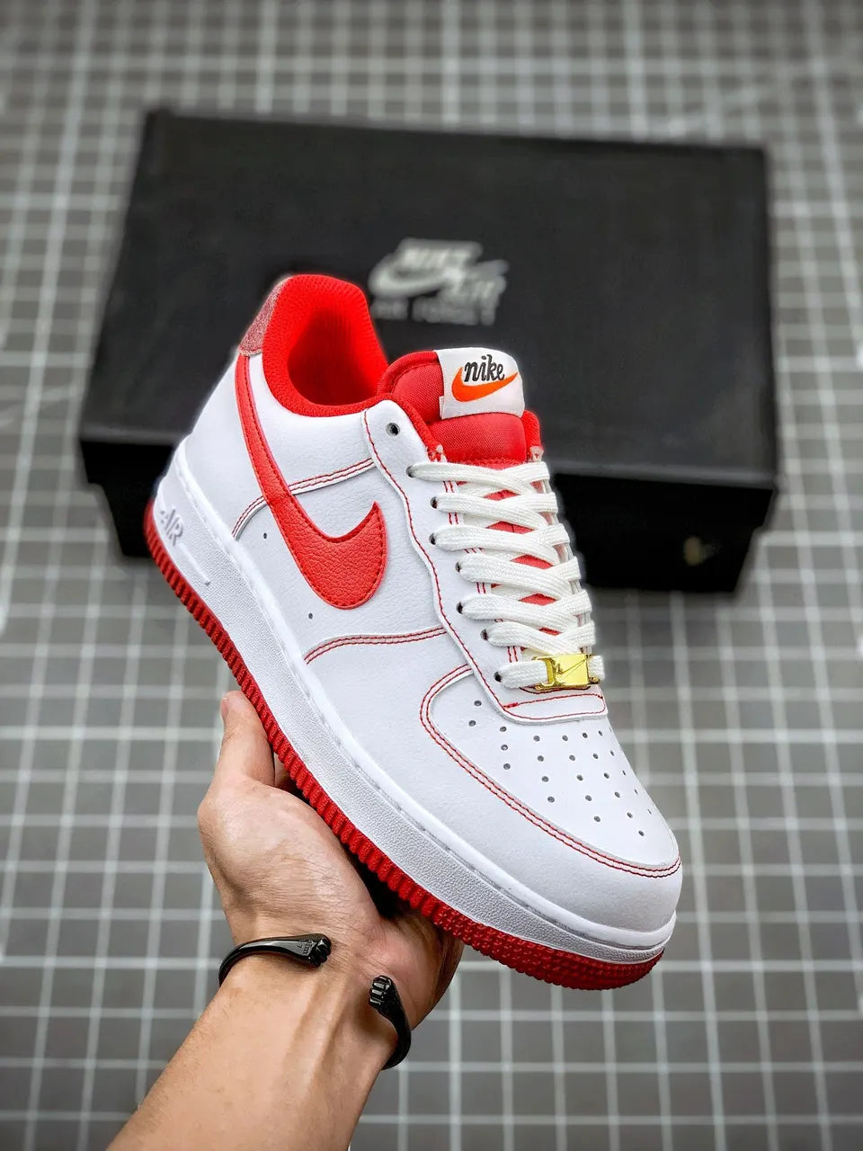 Nike AF1 White Red