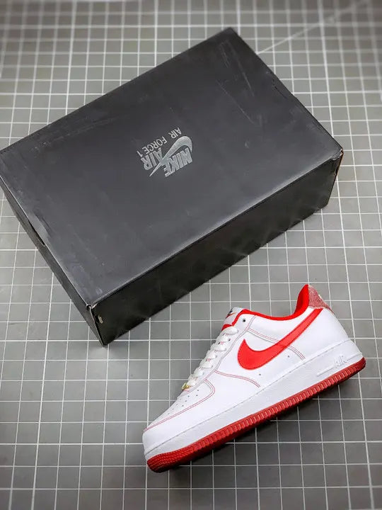 Nike AF1 White Red - Hình 3