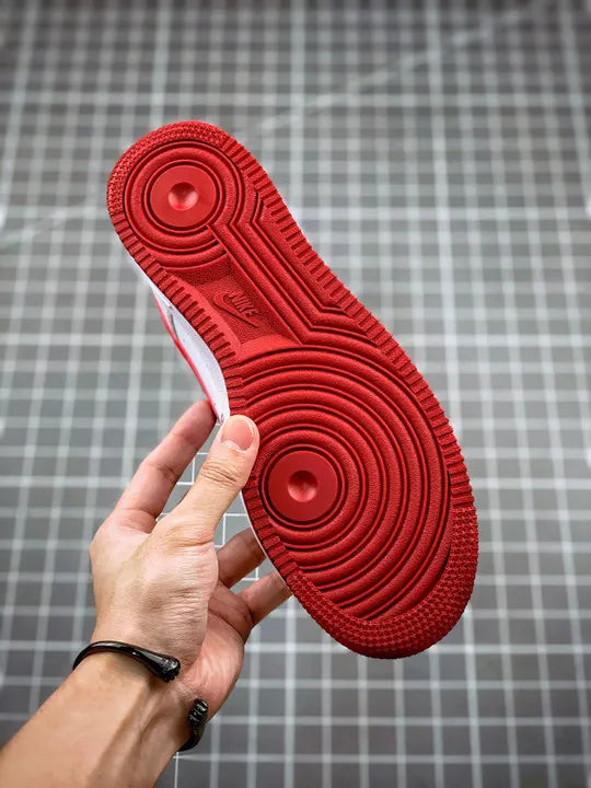 Nike AF1 White Red - Hình 7