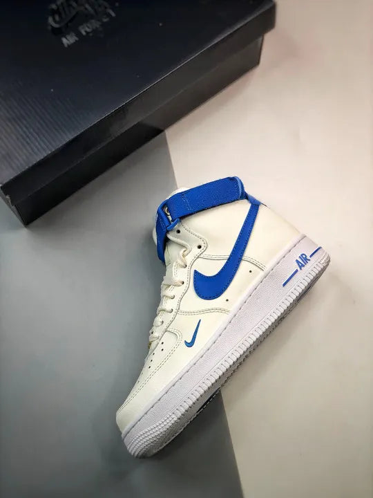 Nike Air Force 1 High Ivory Blue - Hình 3