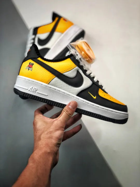 Nike AF1 Black Yellow - Hình 2