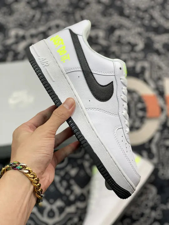 Nike Air Force 1 LV8 White Black Neon - Hình 2