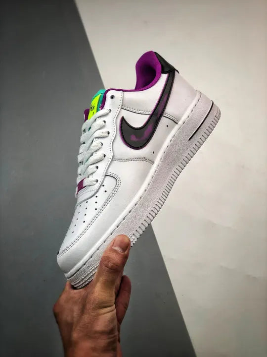 Nike Air Force 1 White Purple Accent - Hình 5