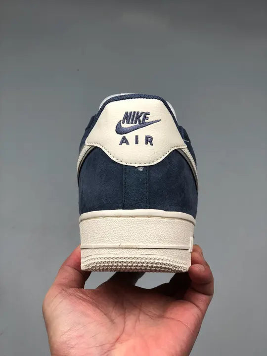 Nike Air Force 1 Blue Suede - Hình 6
