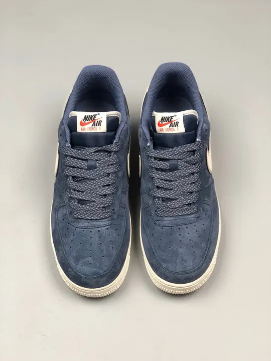 Nike Air Force 1 Blue Suede - Hình 4