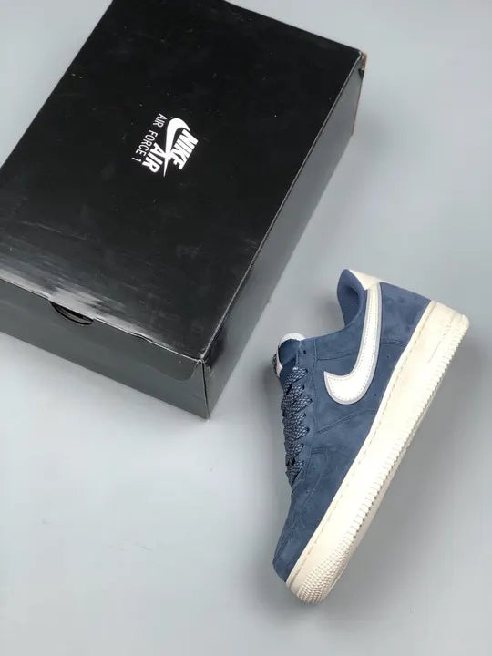 Nike Air Force 1 Blue Suede - Hình 3
