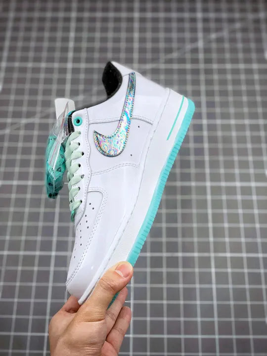 Nike Air Force 1 White Iridescent - Hình 4