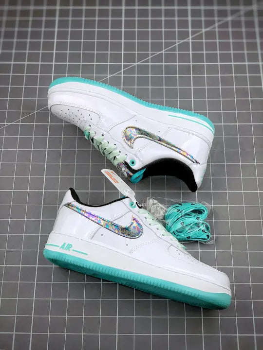 Nike Air Force 1 White Iridescent - Hình 3