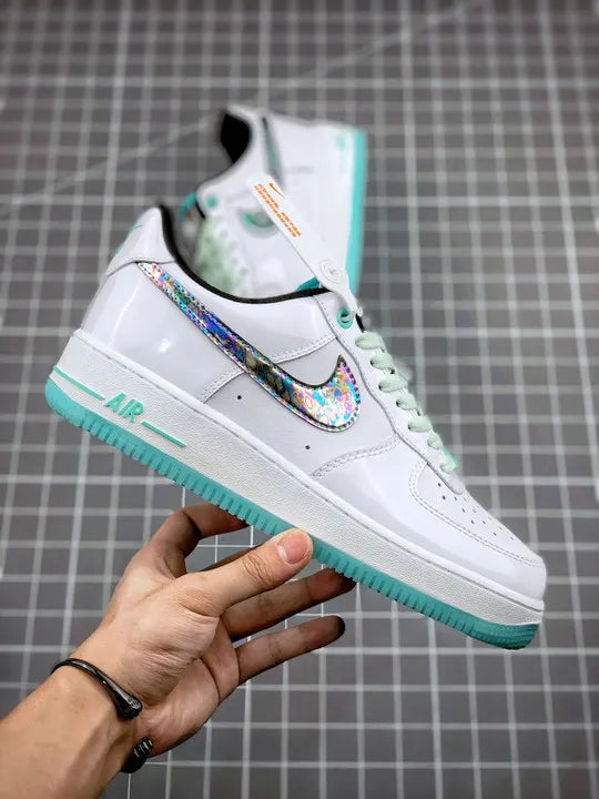 Nike Air Force 1 White Iridescent - Hình 2