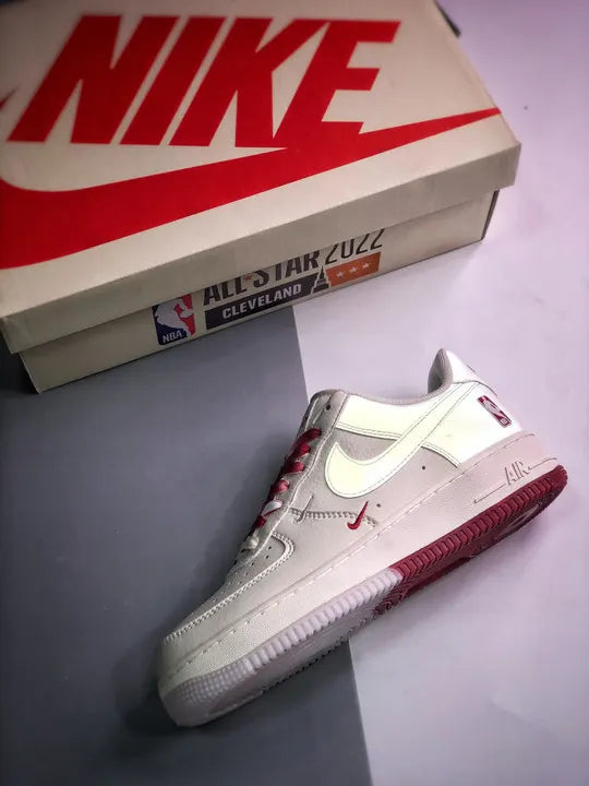 Nike Air Force 1 Low Sail Red - Hình 3