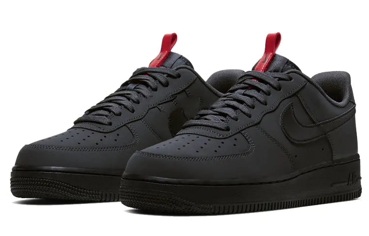 Nike AF1 Low Black Red - Hình 4