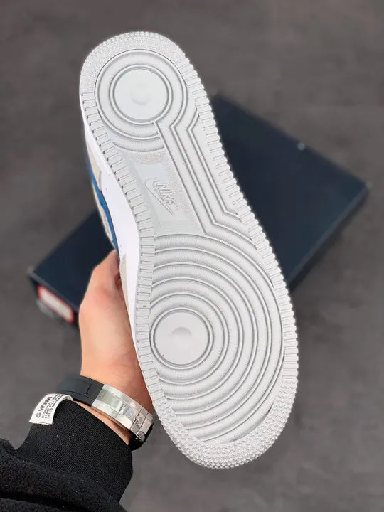 Nike AF1 Grey Blue - Hình 4