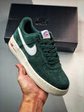 Nike AF1 Green Suede