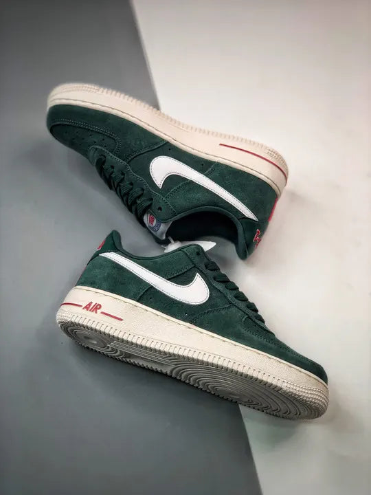 Nike AF1 Green Suede - Hình 4