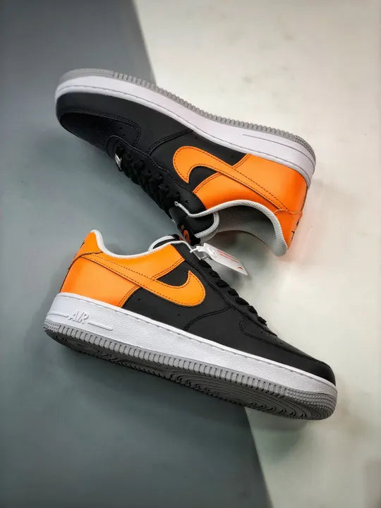 Nike Air Force 1 Black Orange - Hình 4