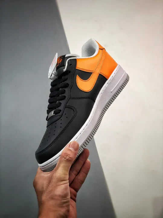 Nike Air Force 1 Black Orange - Hình 5