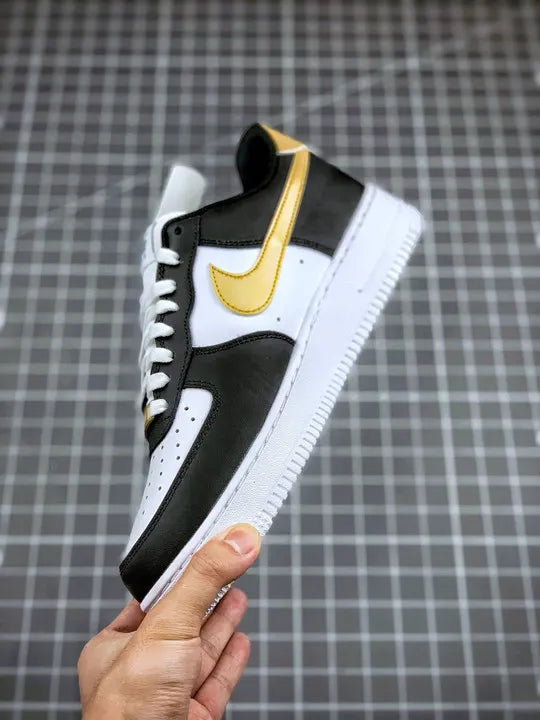 Nike Air Force 1 Black Gold - Hình 5