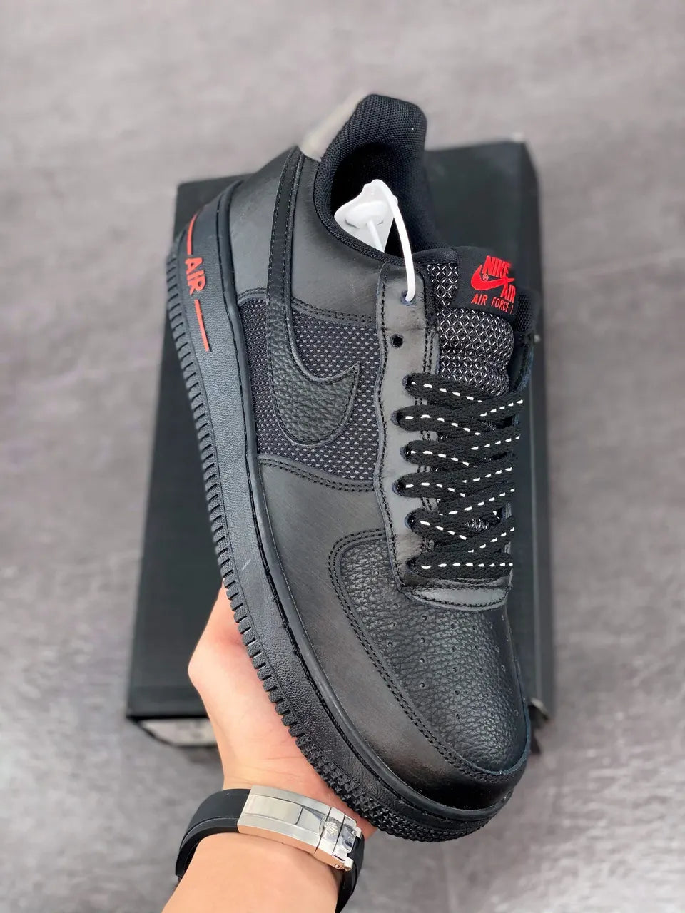 Nike Air Force 1 Black Red