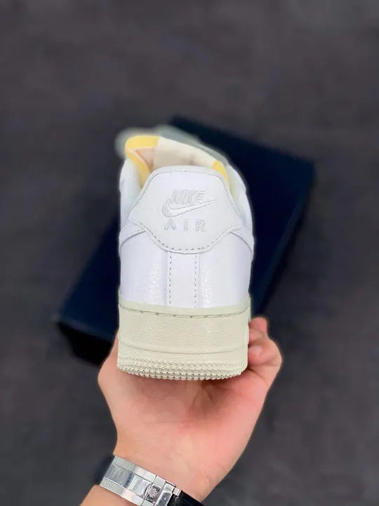 Nike AF1 White Leather - Hình 13