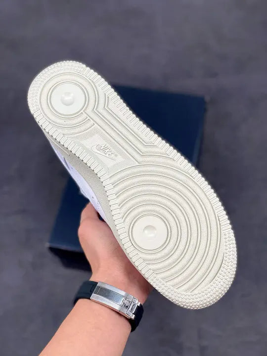 Nike AF1 White Leather - Hình 14