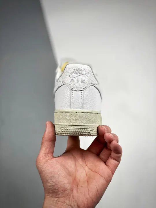 Nike AF1 White Leather - Hình 8
