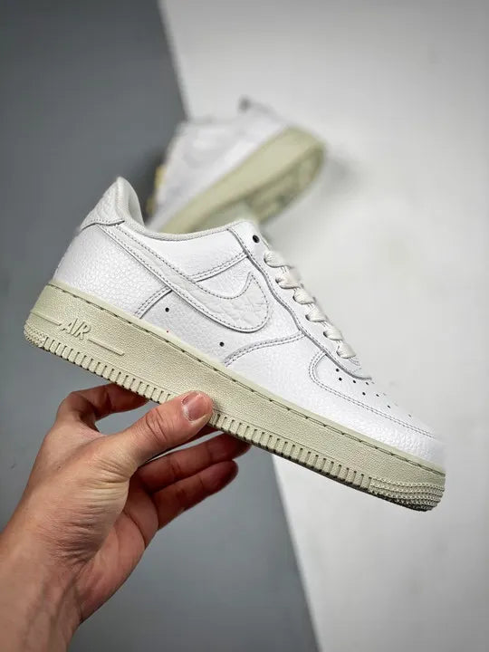 Nike AF1 White Leather - Hình 2