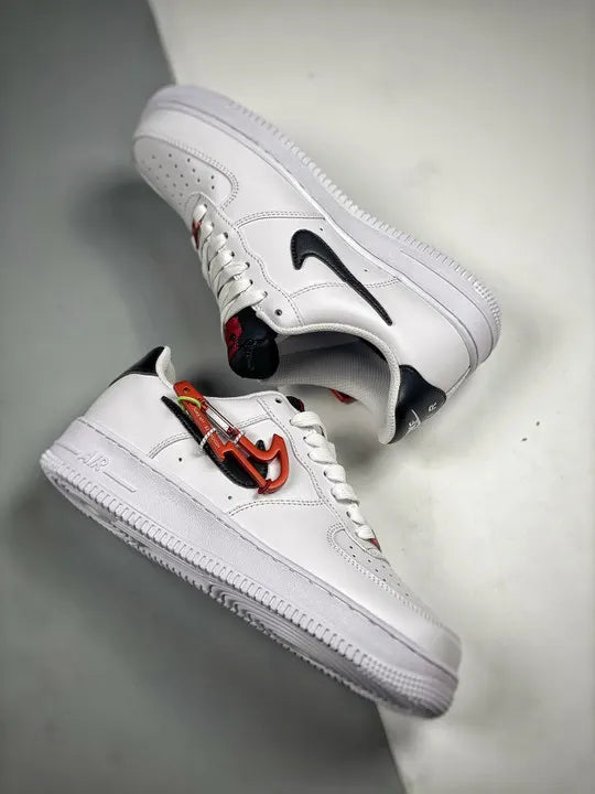 Nike Air Force 1 LV8 White/Orange - Hình 4
