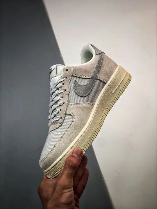 air Nike AF1 Grey Suede - Hình 5