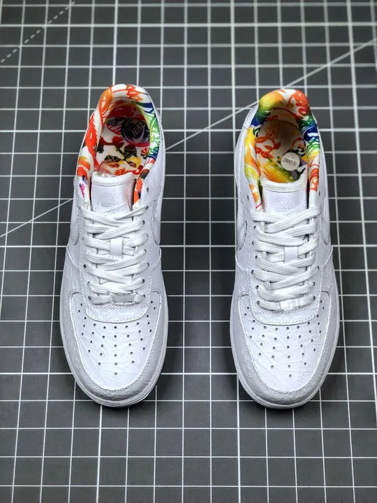 Nike Air Force 1 White Floral - Hình 5