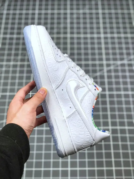 Nike Air Force 1 White Floral - Hình 2