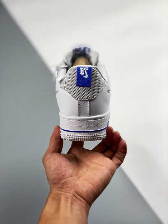 lv8 Nike Air Force 1 White/Blue - Hình 7
