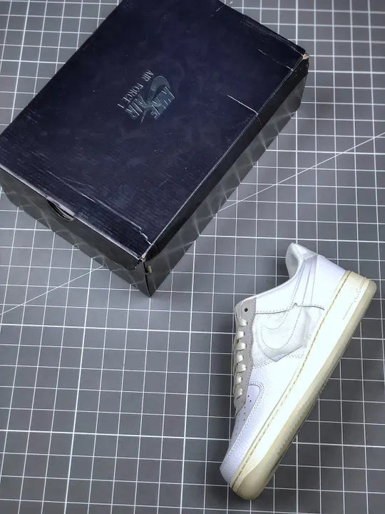 Nike White Grey AF1 - Hình 3