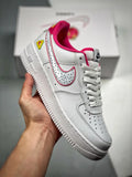 Nike AF1 White Pink Custom