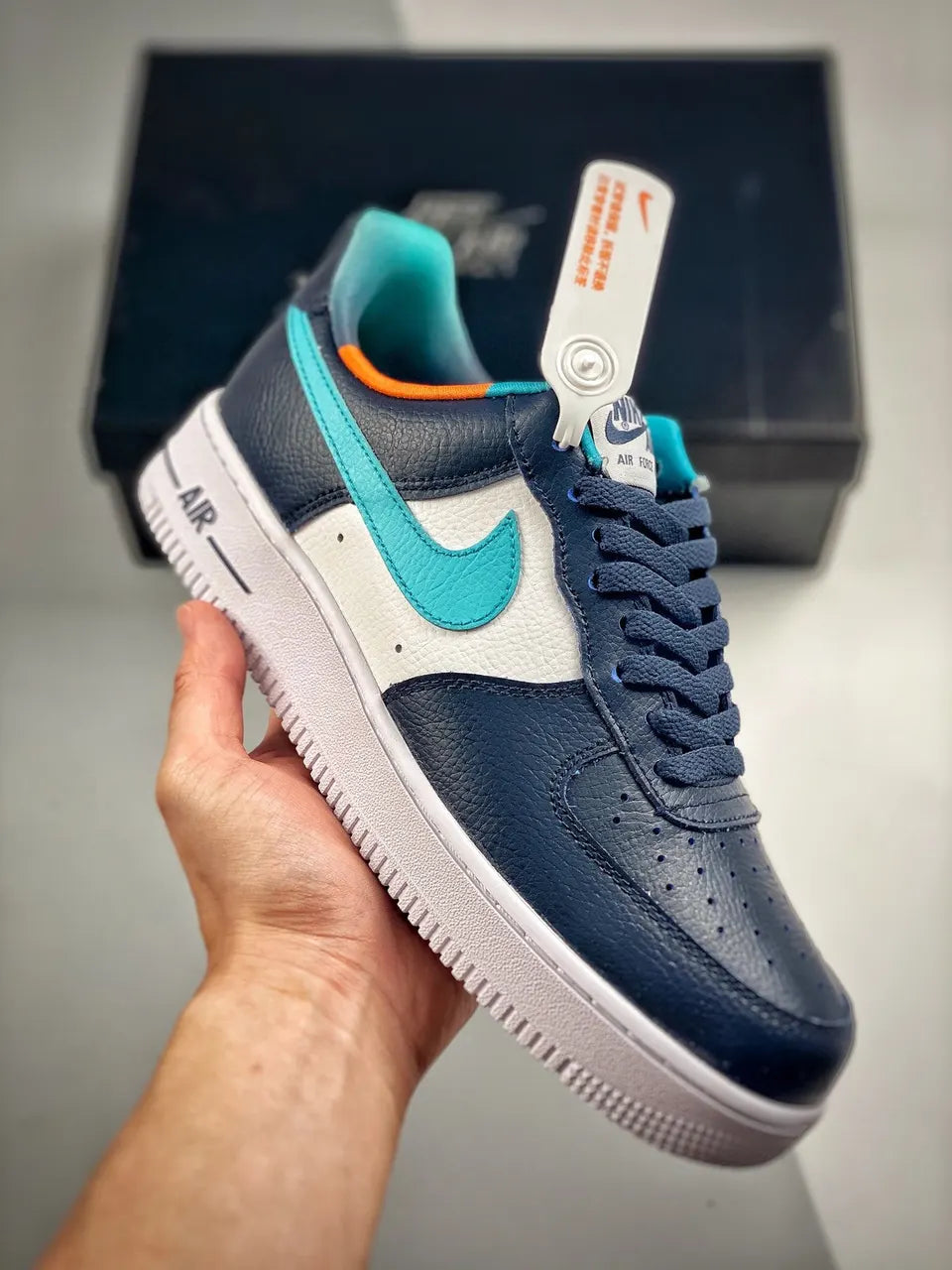 Nike Air Force 1 Navy Teal