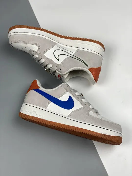 gum Nike Air Force 1 Grey Blue - Hình 4