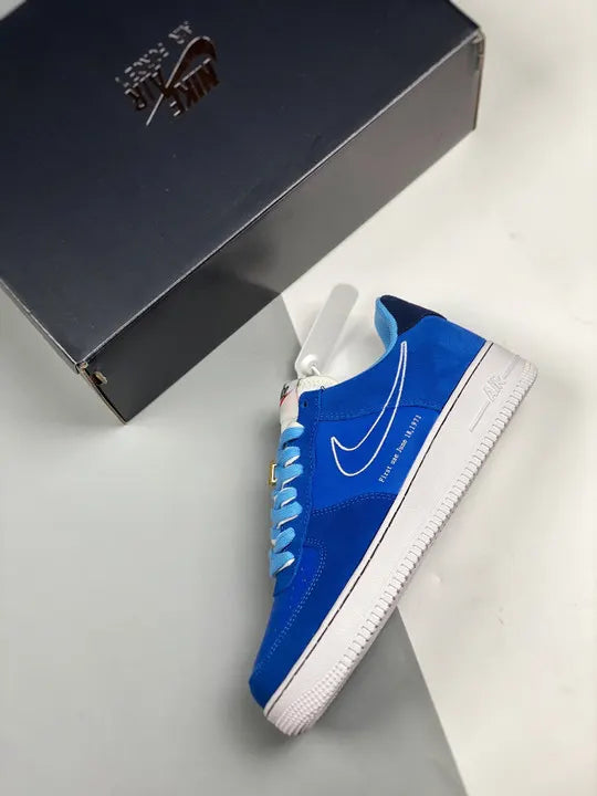 Nike AF1 '71 Blue Suede - Hình 3