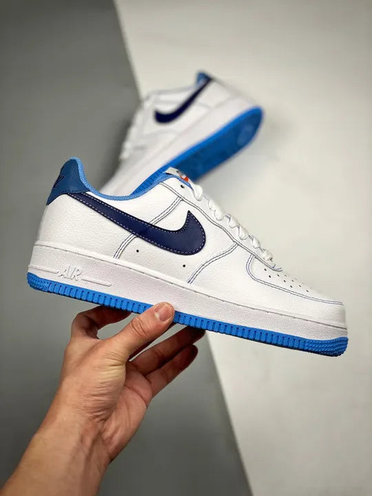 Nike Air Force 1 White Blue classic - Hình 2