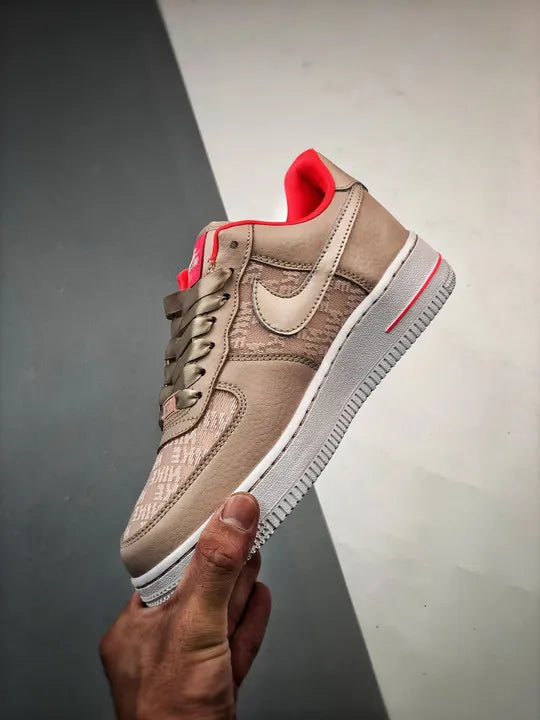 lx Nike Air Force 1 Tan Red - Hình 4