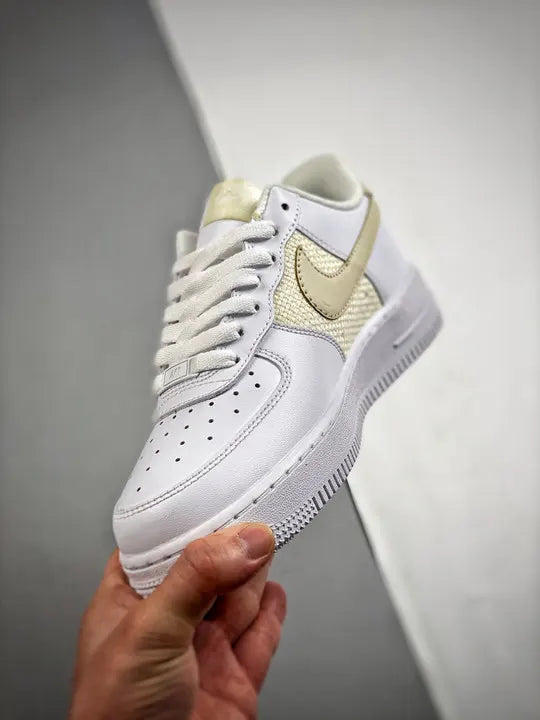 white Nike Air Force 1 Hemp - Hình 4
