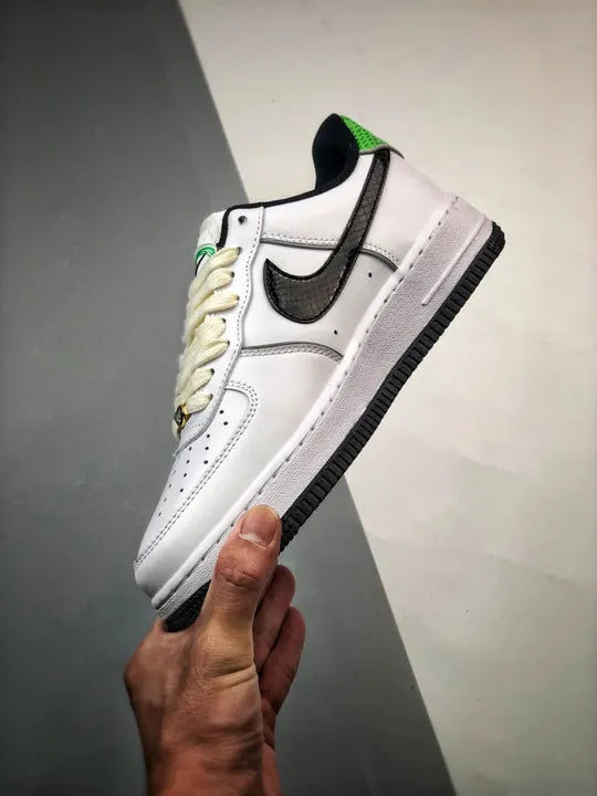 Nike Air Force 1 White Black Snake - Hình 5