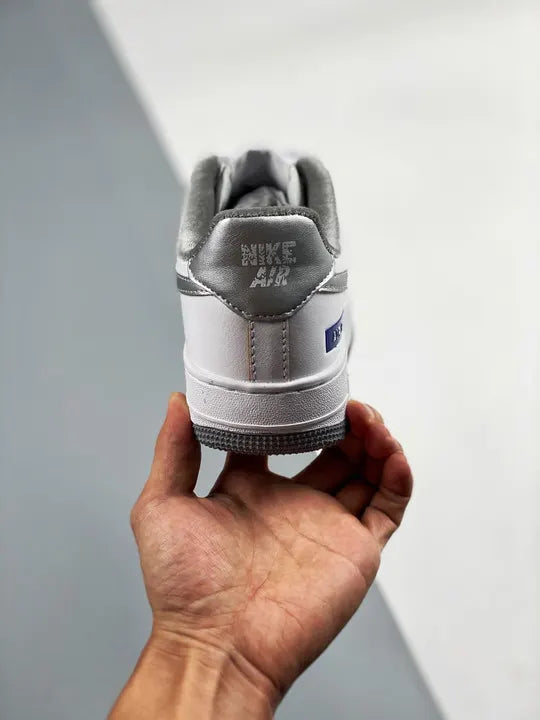 limited Nike Air Force 1 White Blue - Hình 8