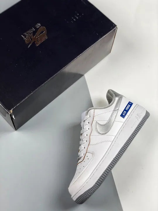 limited Nike Air Force 1 White Blue - Hình 2