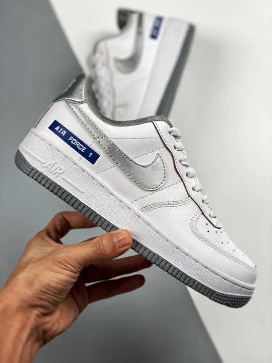 limited Nike Air Force 1 White Blue - Hình 4