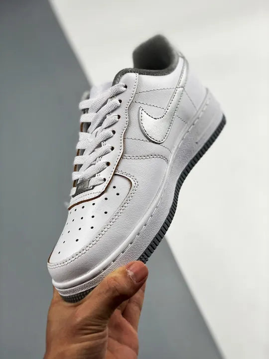 limited Nike Air Force 1 White Blue - Hình 6