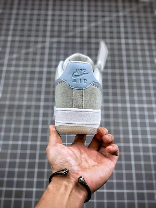 premium Nike Air Force 1 Grey Blue - Hình 7