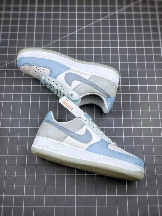 premium Nike Air Force 1 Grey Blue - Hình 3